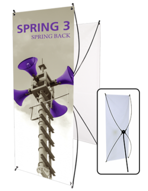 spring 3 banner stand