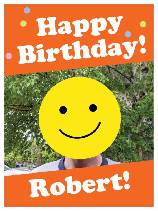 Happy Birthday Lawn Sign