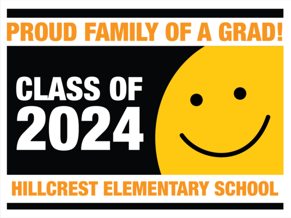 Graduate Lawn Sign - Personalized - Option 2